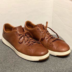 Cole Haan Brown Grand Pro Lace Up Tennis Sneaker